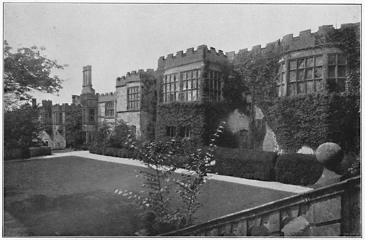 Haddon Hall, c1896 af Frith and Co