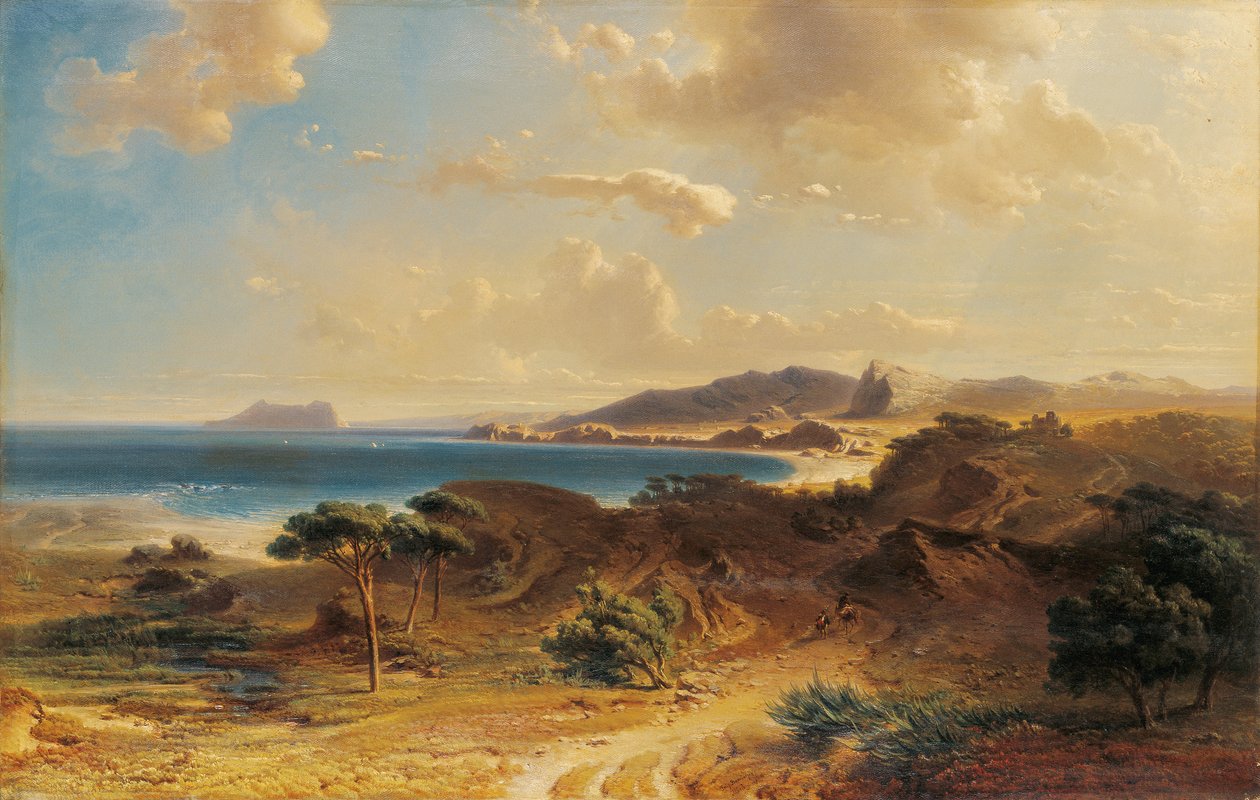 Stranden i Estepona af Fritz Bamberger