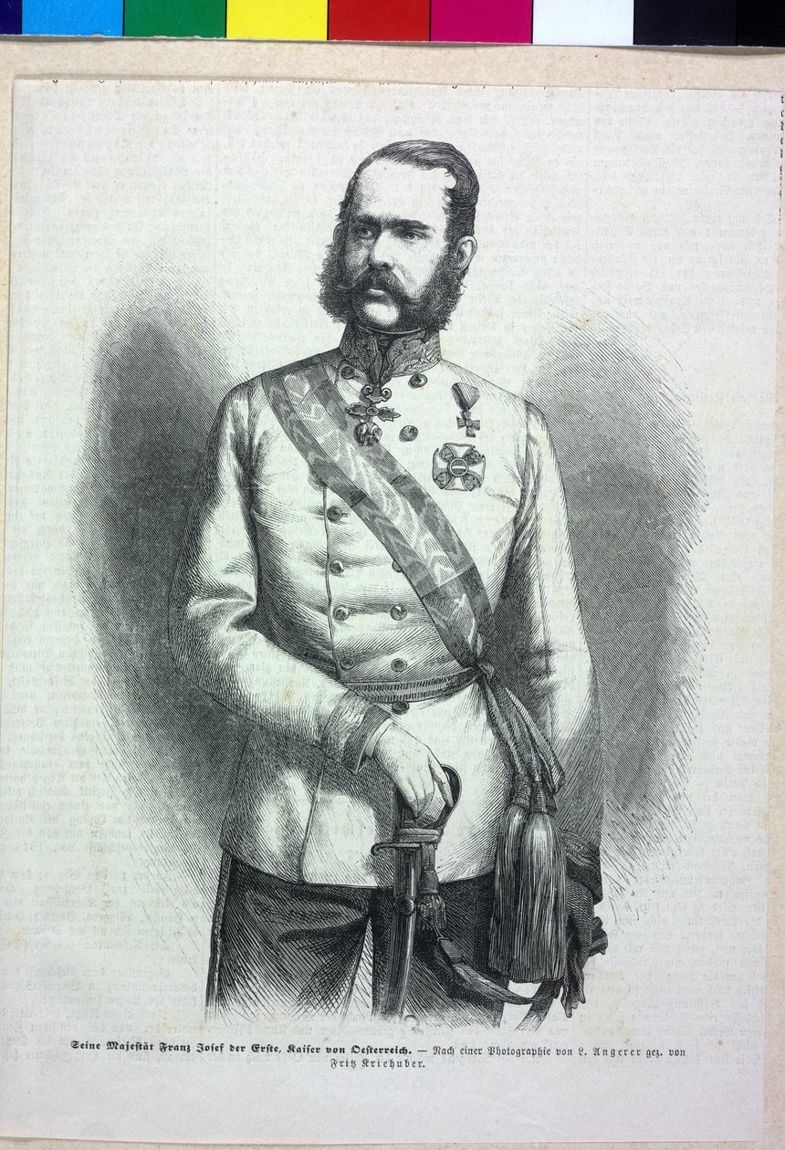 Kejser af Østrig Franz Joseph I af Fritz Kriehuber