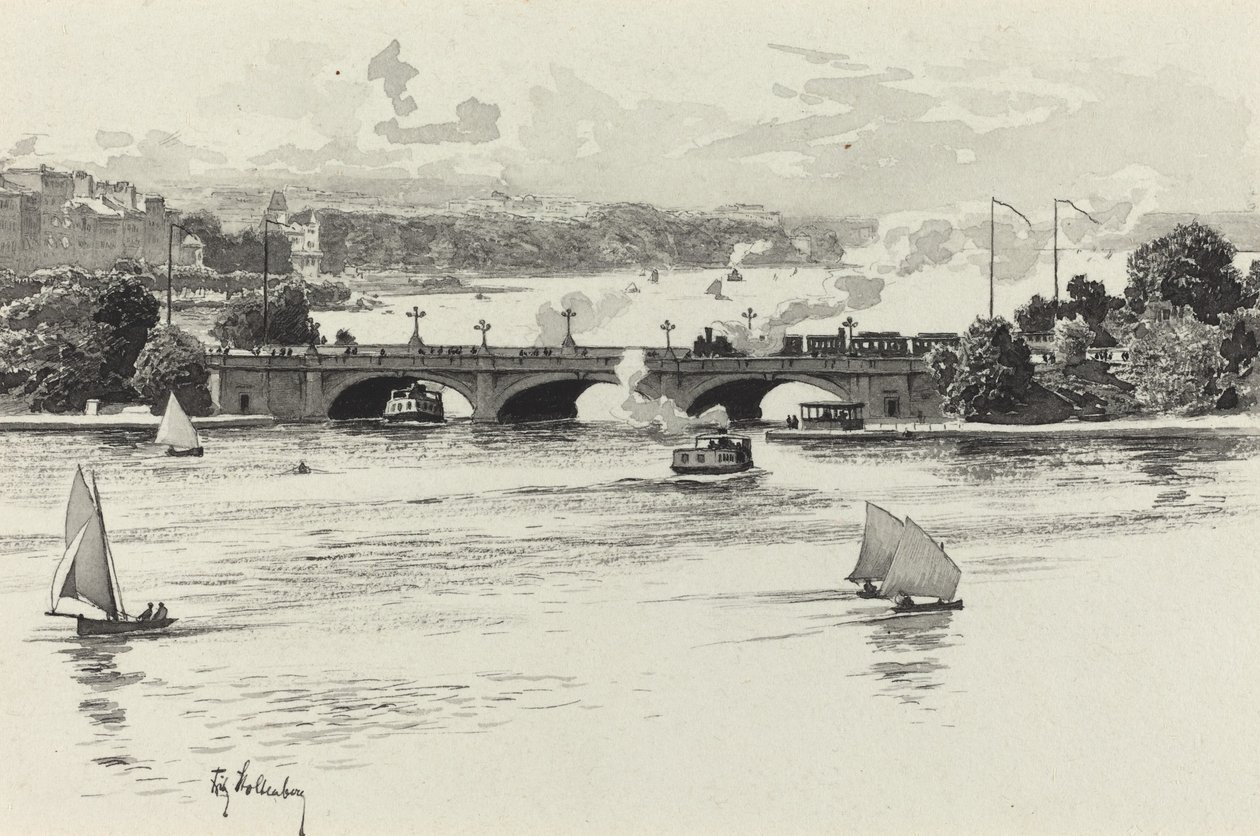 LombardsBrucke af Fritz Stoltenberg
