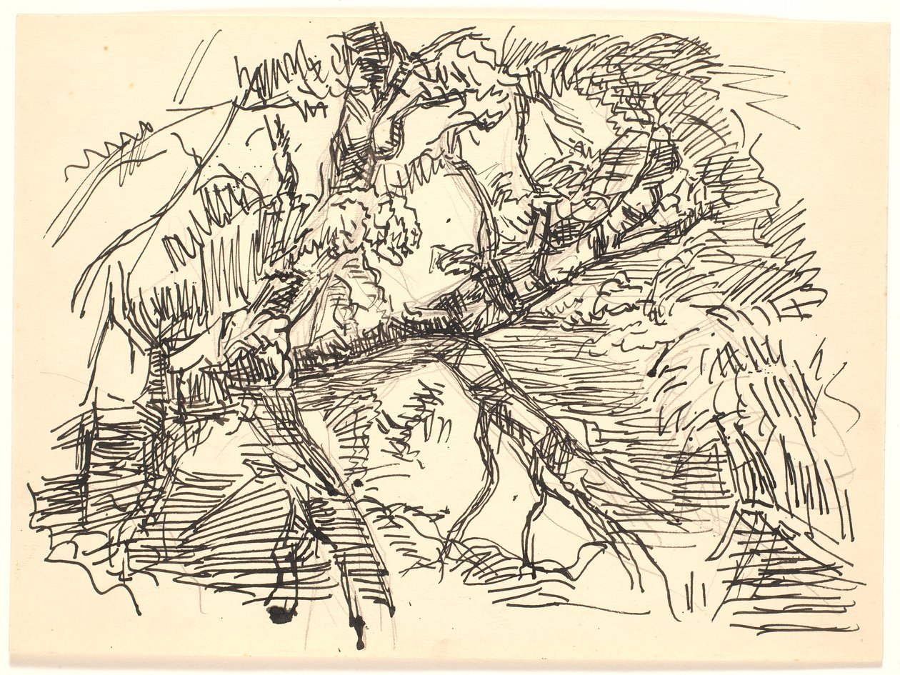 Grene over vand af Fritz Syberg