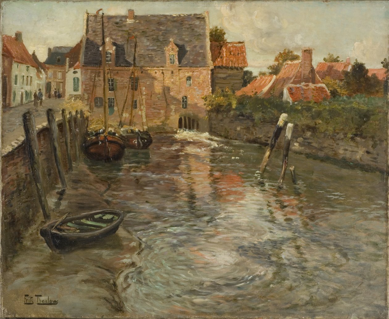 Lavt vand af Frits Thaulow