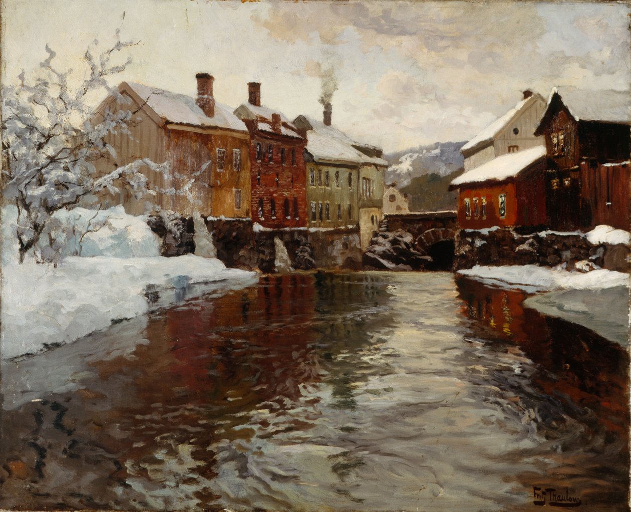 Ingen titel af Fritz Thaulow
