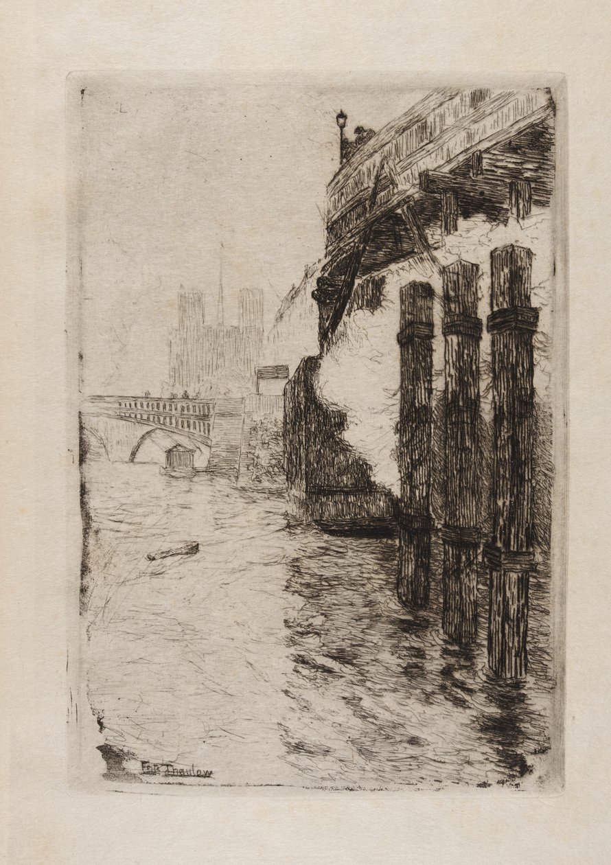 Pier Bridge af Fritz Thaulow