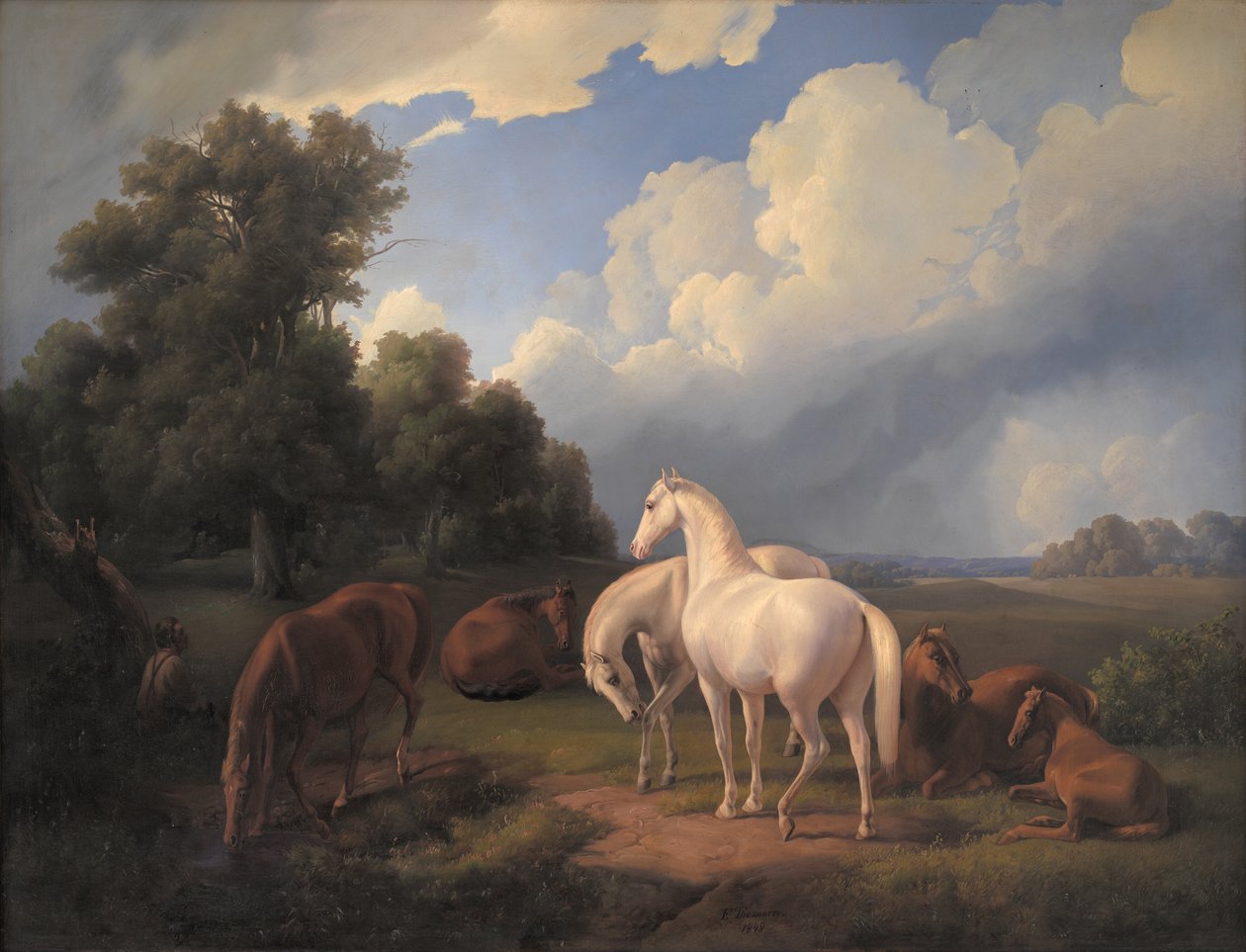Lucia, Whimsey, Bellona, Hertha, Olga af Fritz Thomsen