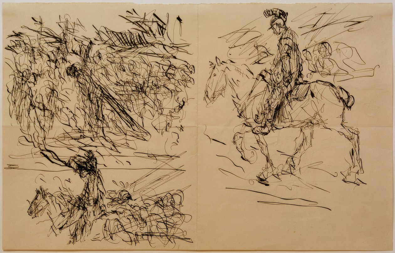 Studier om "Golgata" af Fritz von Uhde