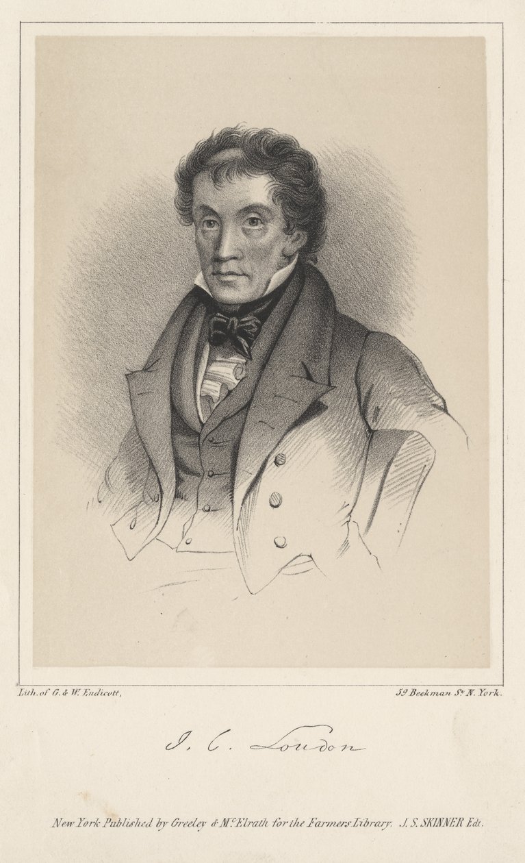 J.C. Loudon, 1846 af G. and W. Endicott