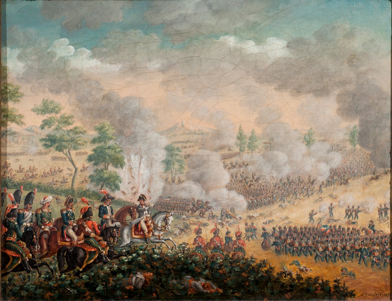 Slaget ved Marengo, 14. juni 1800, 1835 af G. Beaufort