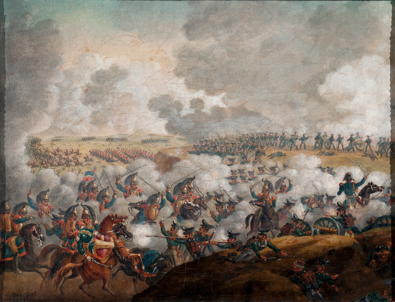 Slaget ved Moskva, 7. september 1812, 1835 af G. Beaufort