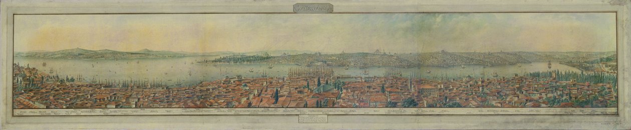 Udsigt over Konstantinopel af G. Manzoni
