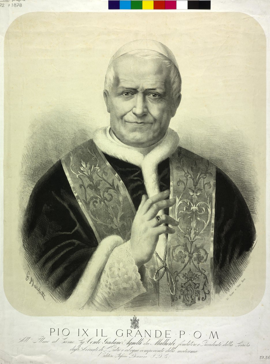 Pave Pius IX af G. Marchetti