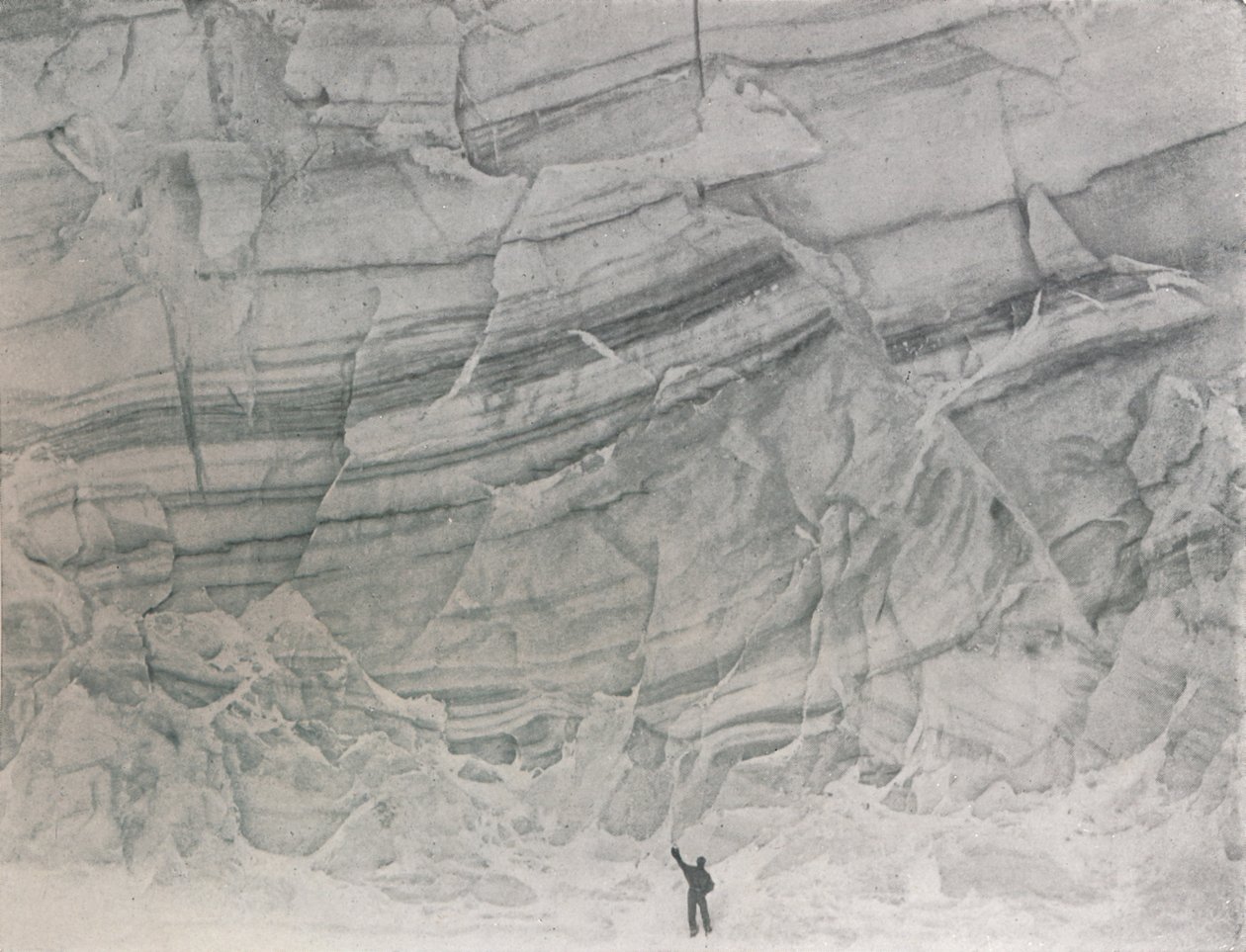Isstruktur, c1911, 1913 af G. Murray Levick