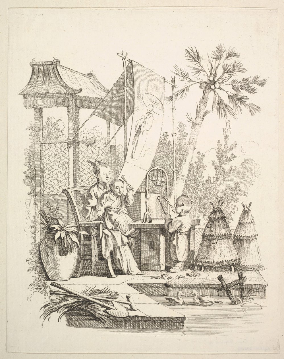 Klokker, ca. 1742. af Gabriel Huquier
