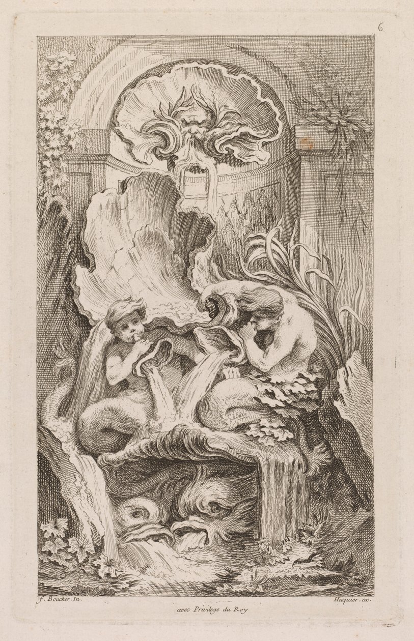 Springvandsbog: nr. 6 af Gabriel Huquier