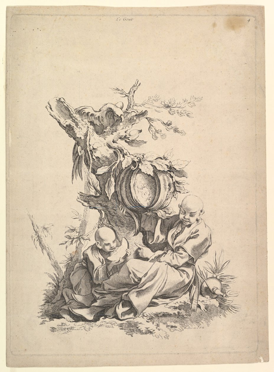 Smag, 1700-tallet. af Gabriel Huquier