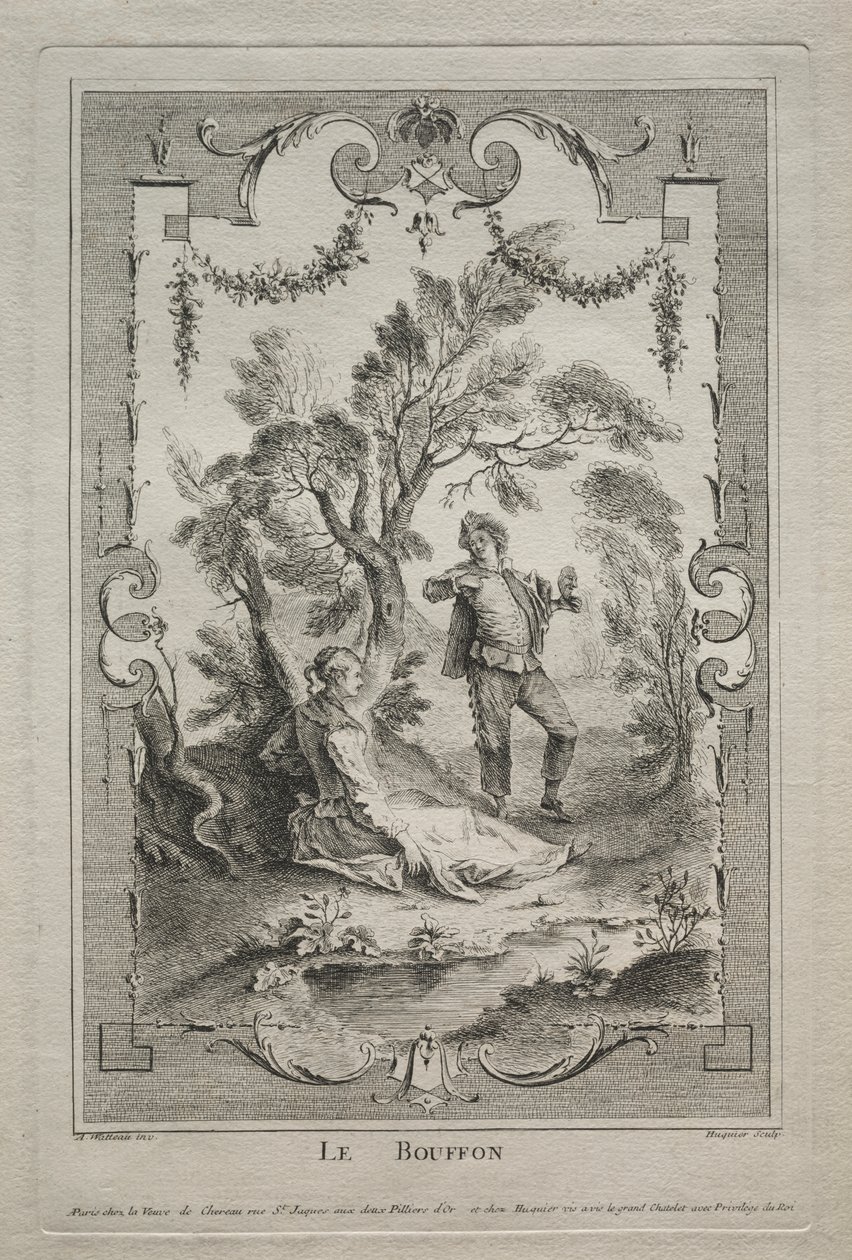 The Buffoon, Arabesque af Gabriel Huquier