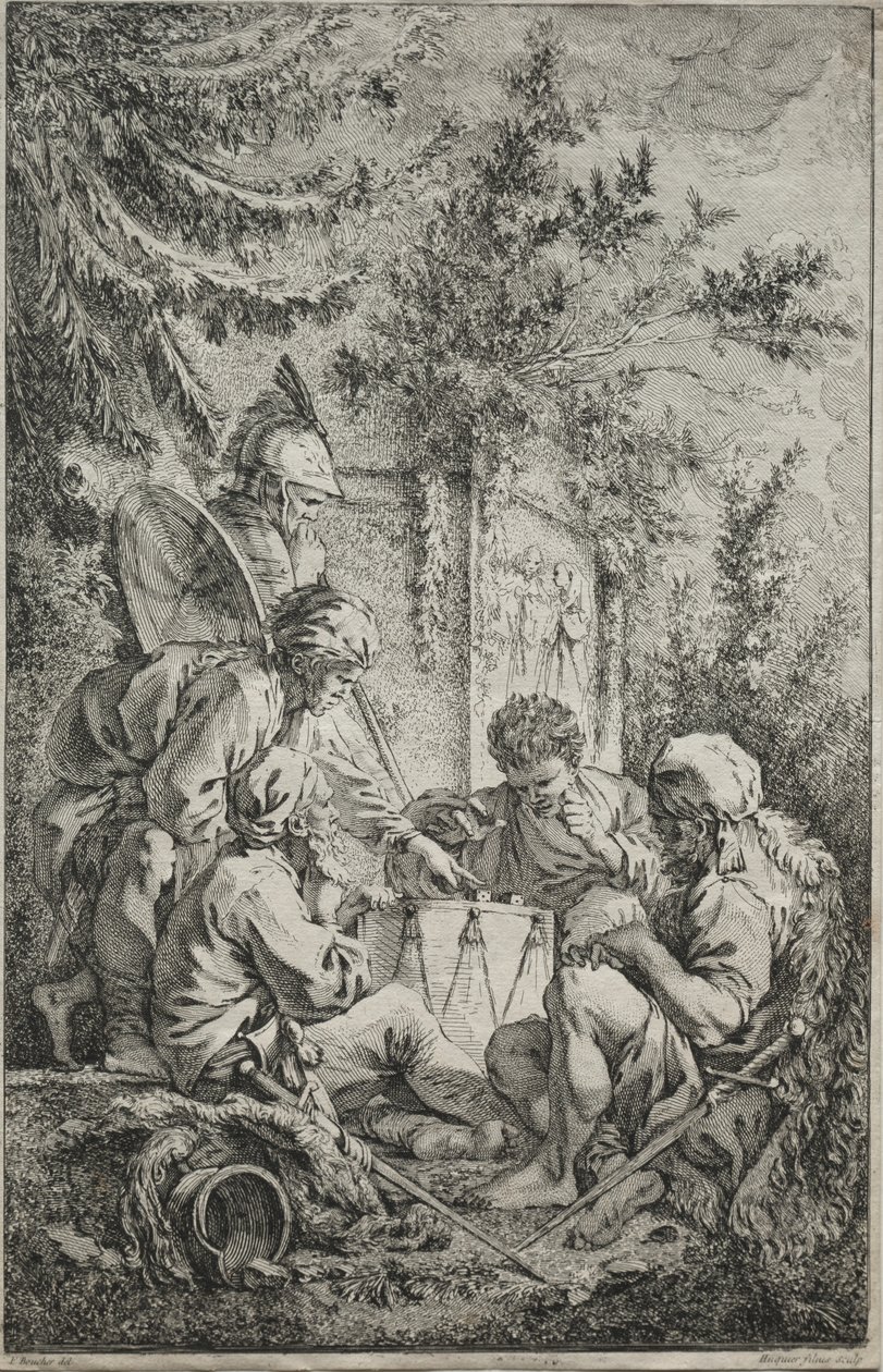 Den første garde. af Gabriel Huquier