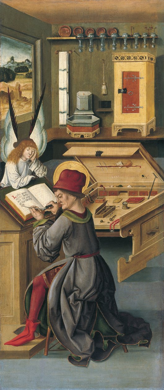 Sankt Matthæus evangelisten, 1478 af Gabriel Mälesskircher
