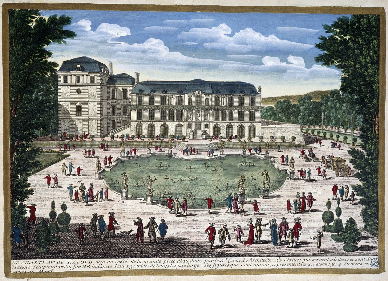 Saint Cloud Castle af Gabriel Perelle