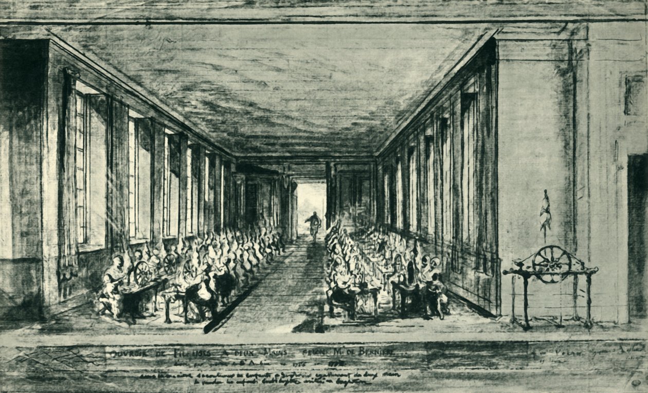 Spindestue, c1776, 1943. af Gabriel de Saint Aubin
