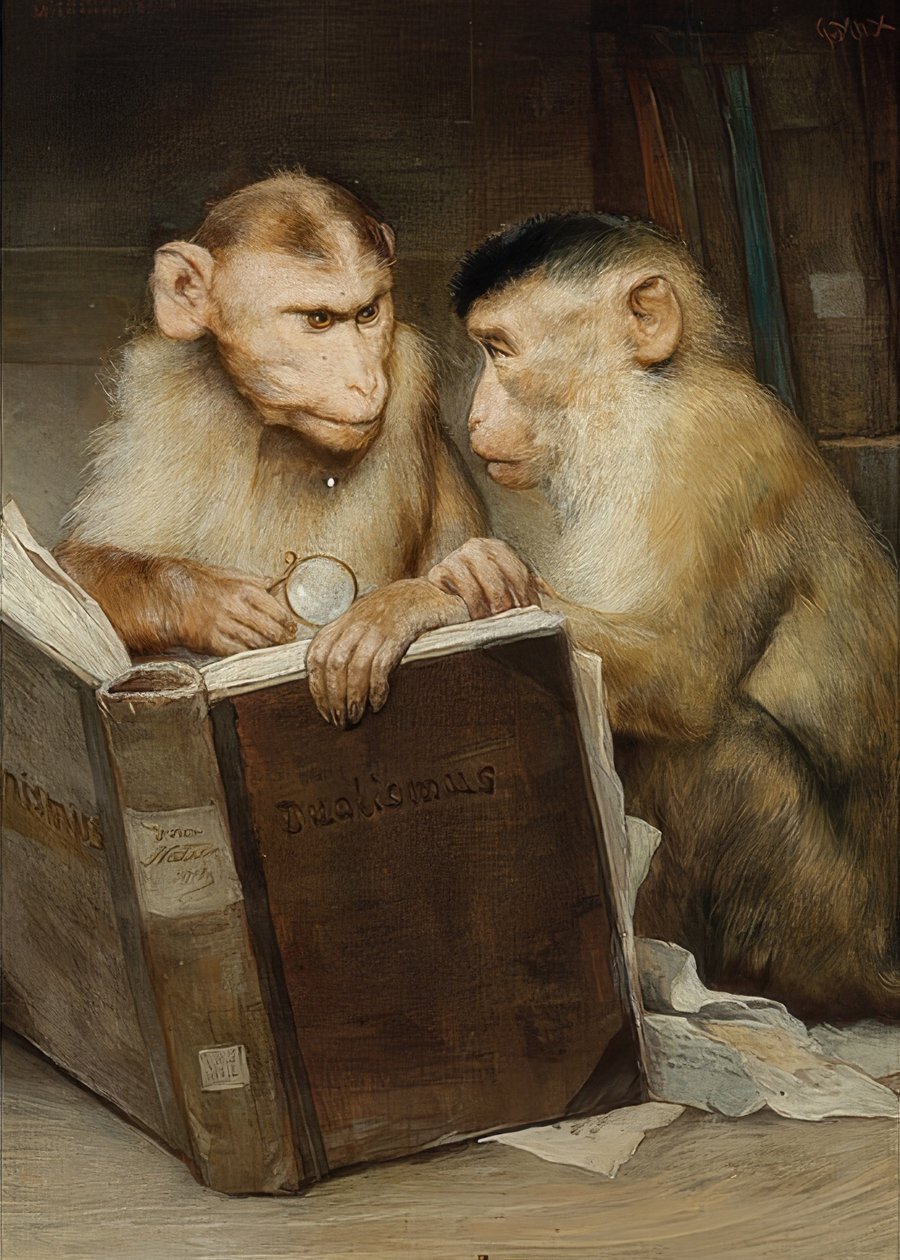 De lærde af Gabriel von Max