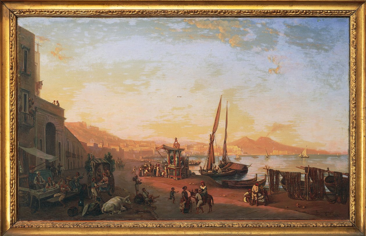Italien, Napoli fra Mergellina af Gabriele Smargiassi