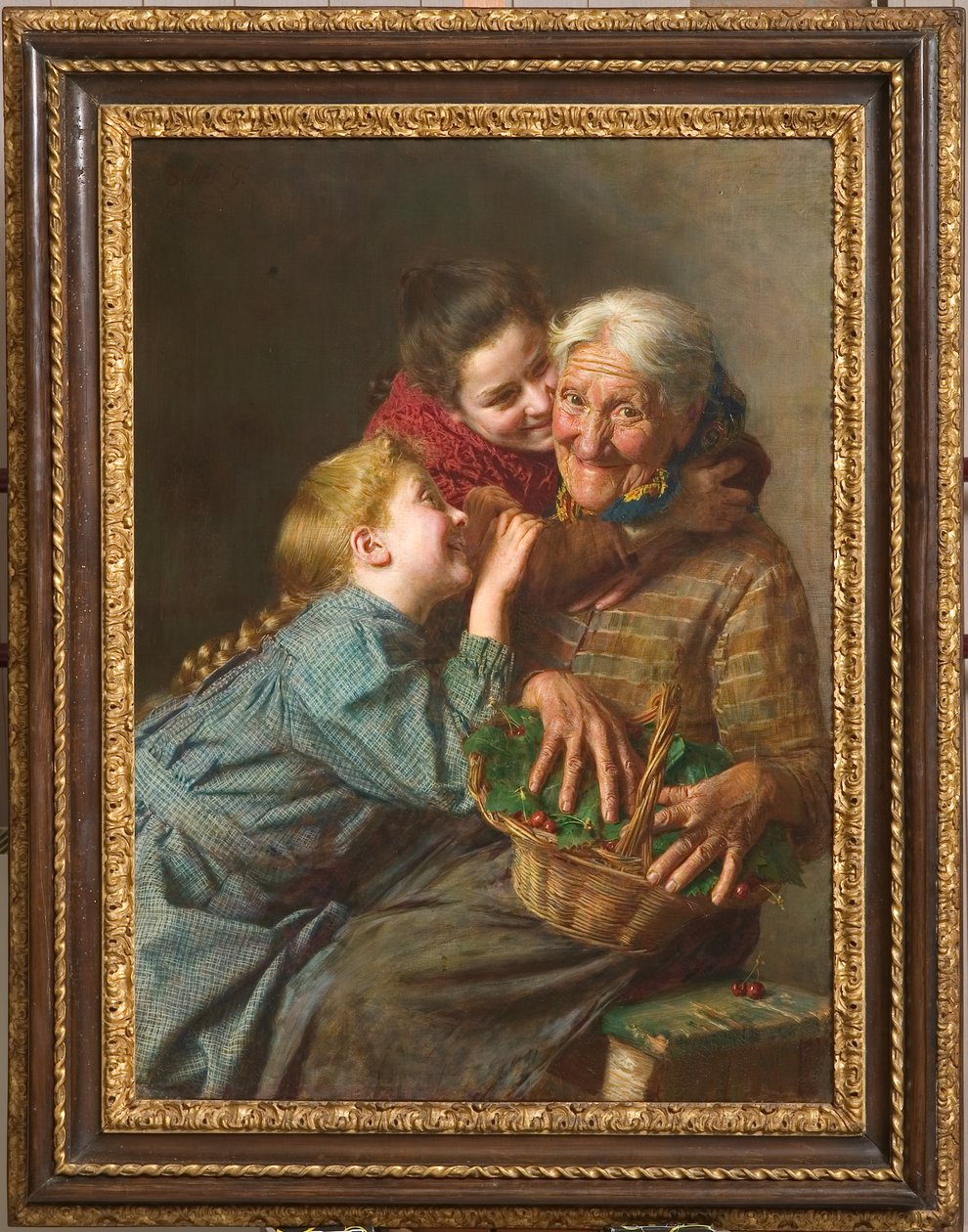 The Welcome Guest 1882 (olie på lærred) af Gaetano Bellei
