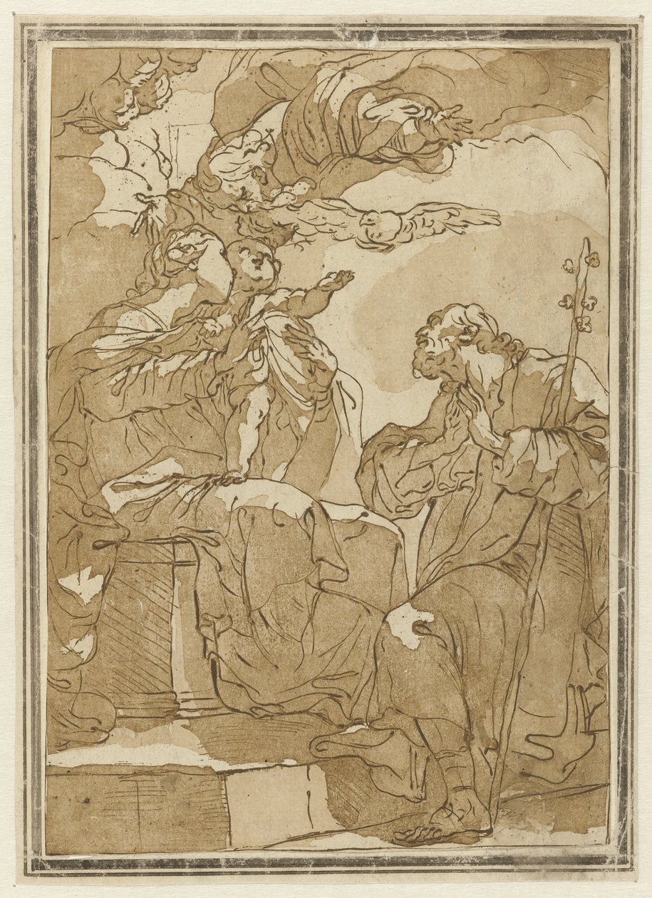 Hellige Familie af Gaetano Gandolfi