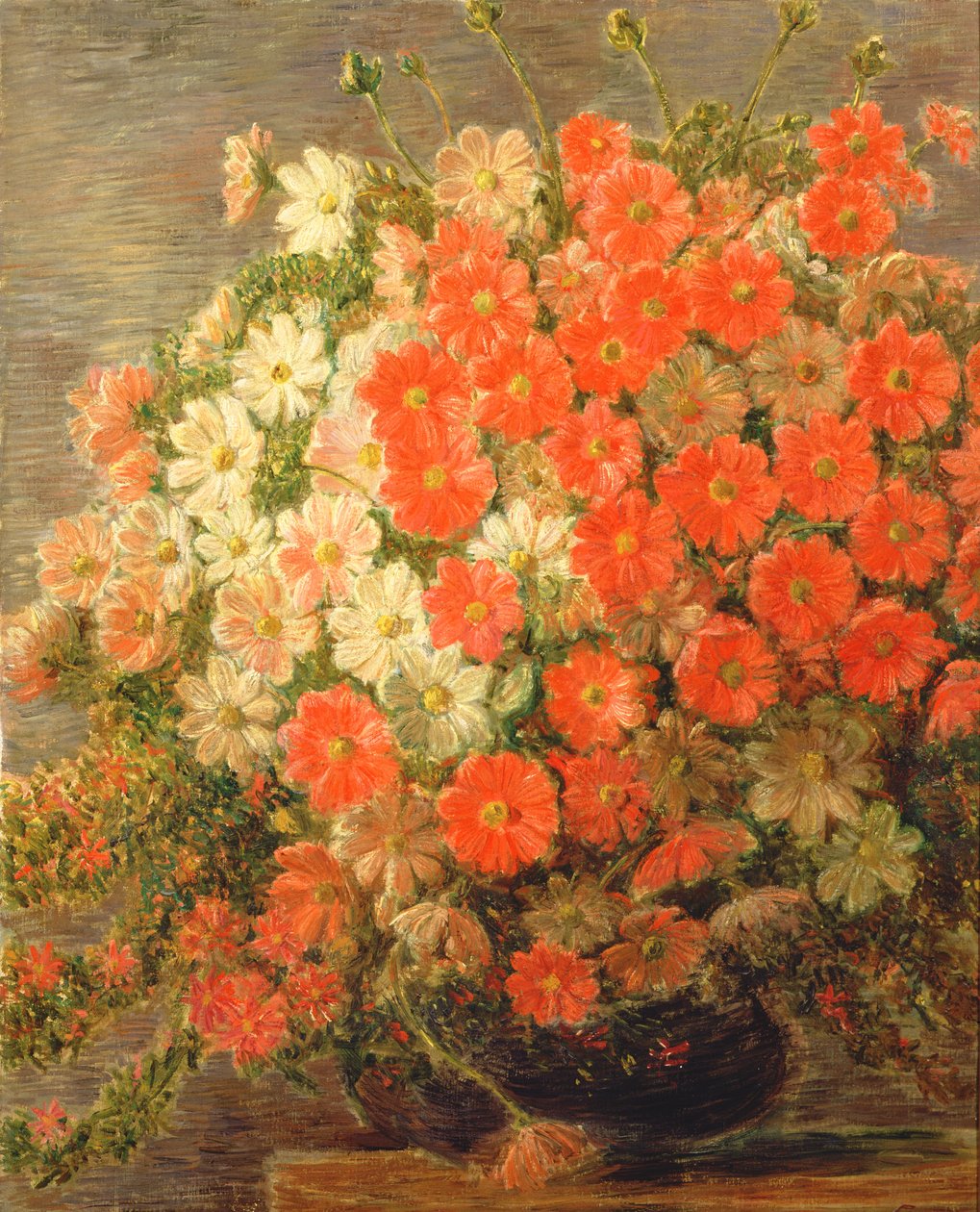 Dahliaer af Gaetano Previati