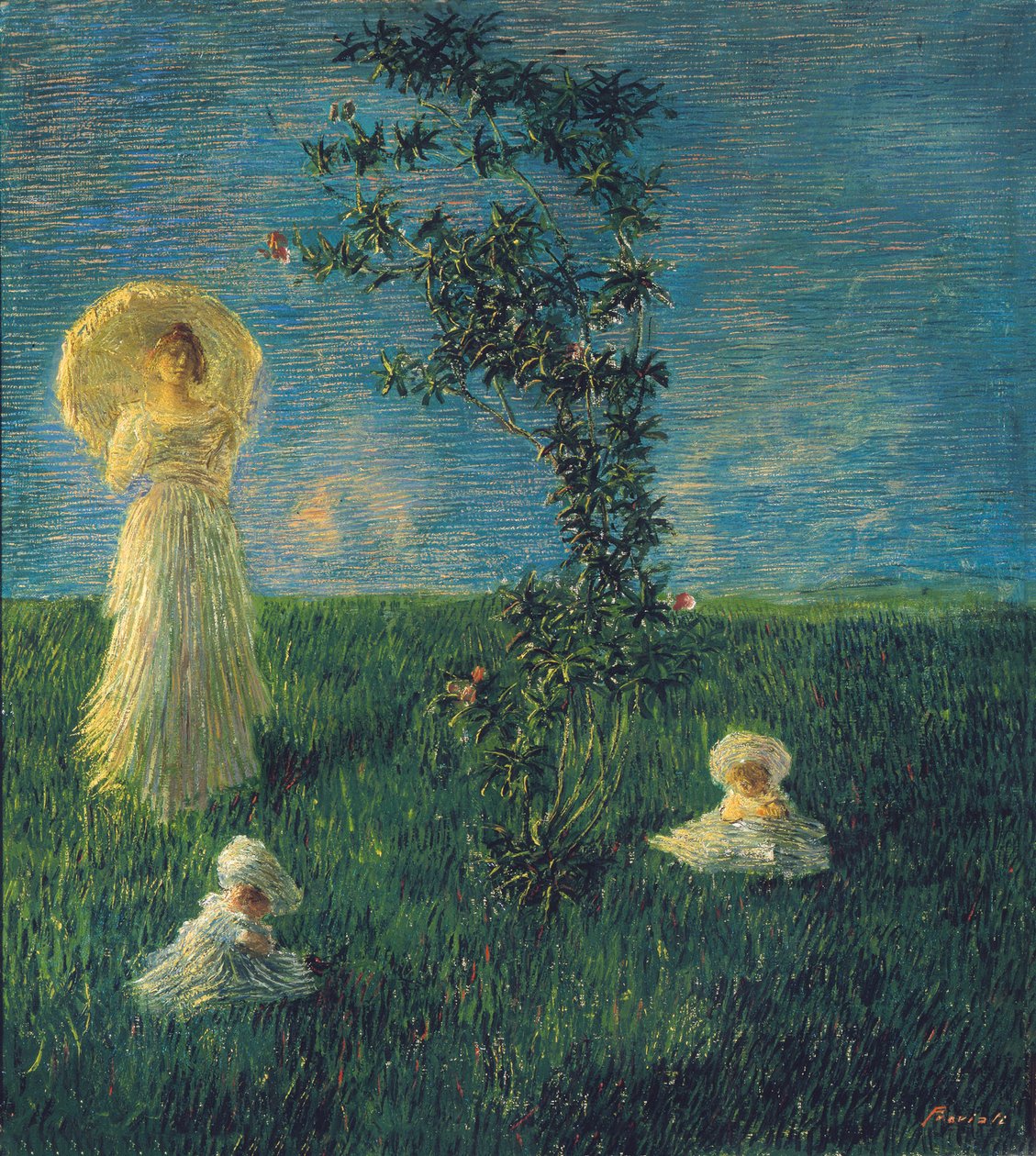 I engen Fred, 1889-1890. af Gaetano Previati