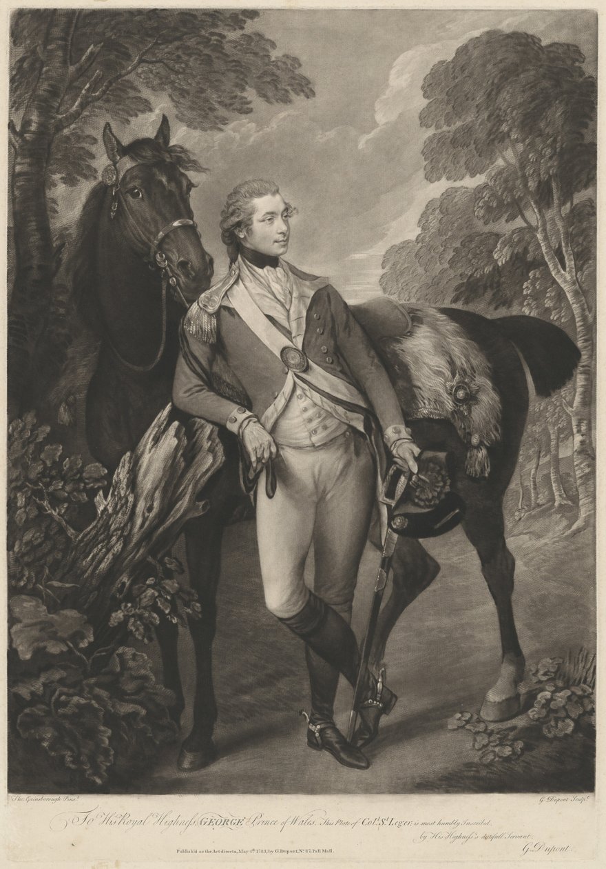 Oberst St. Leger af Gainsborough Dupont after Thomas Gainsborough