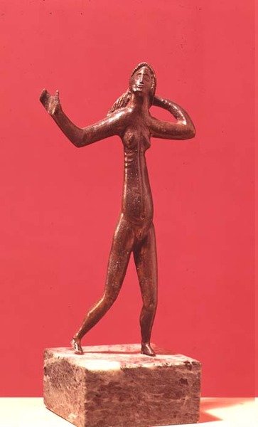 Danser fra Neuvy-en-Sullias (bronze) af Gallo Roman