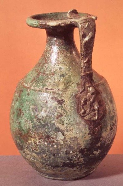 Oinochoe, fra Etreux (bronze) af Gallo Roman