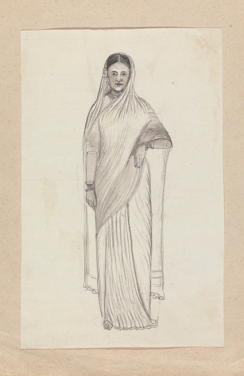 Indisk kvinde af Gangaram Chintaman Tambat