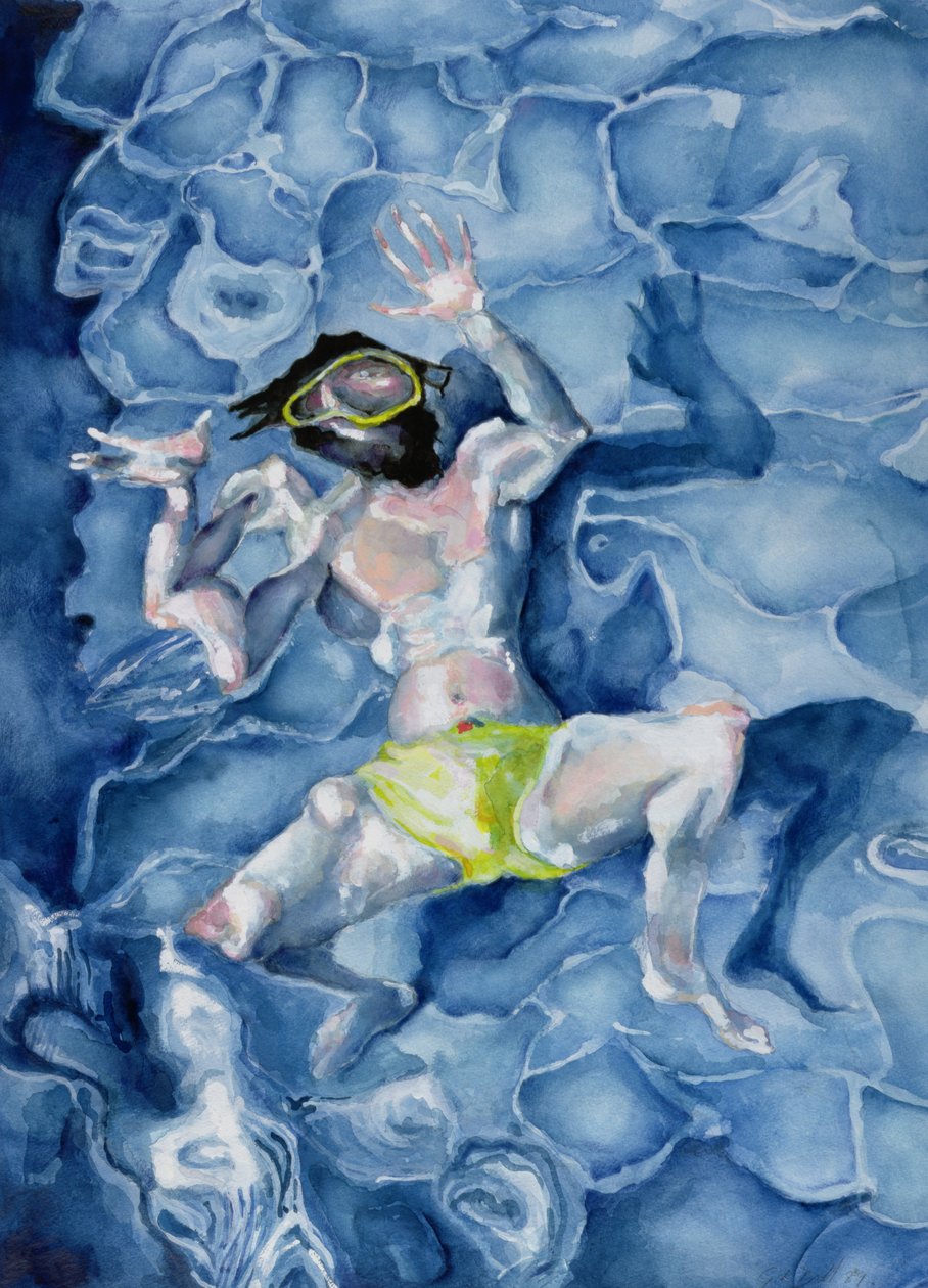 Svømmeren, 1989 af Gareth Lloyd Ball