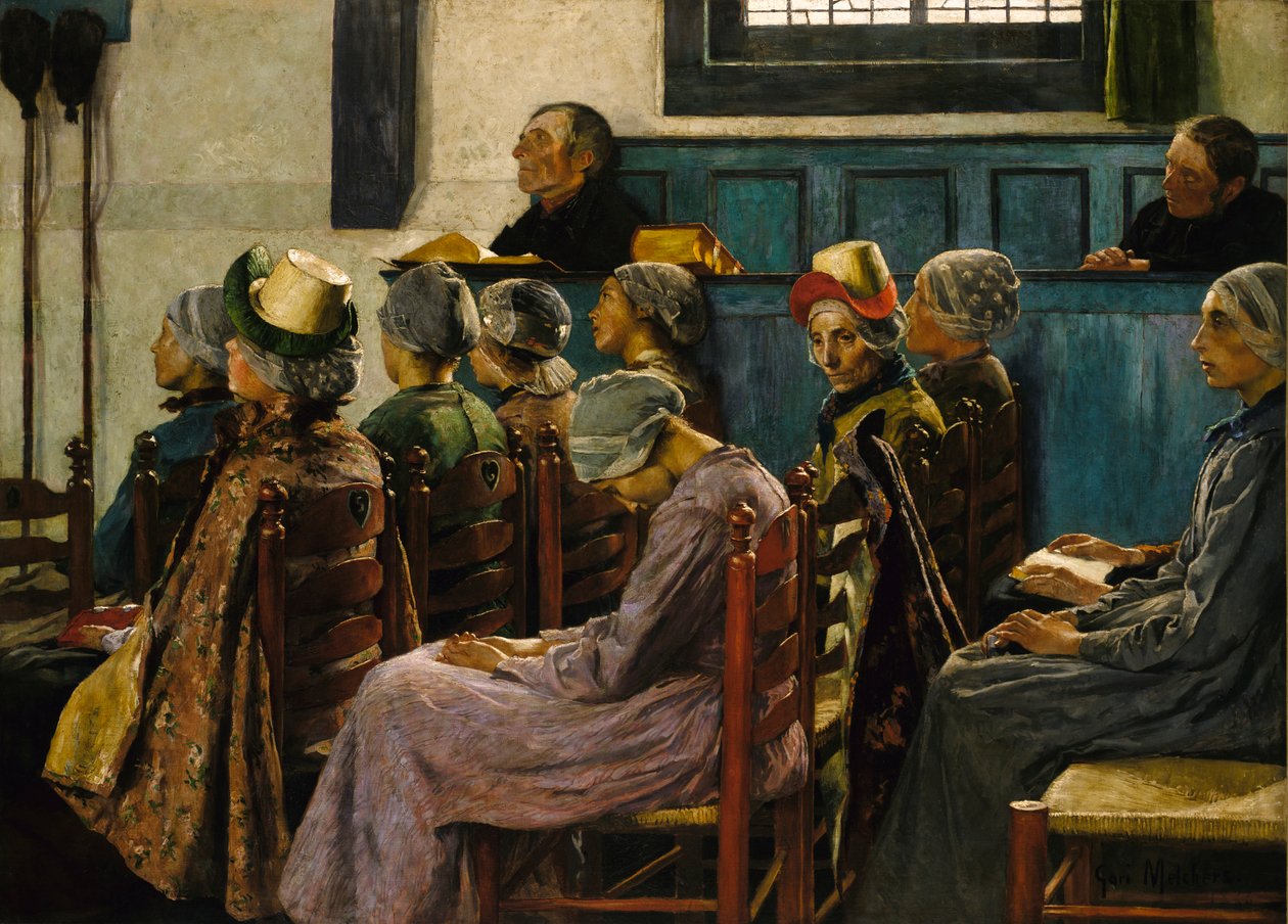 Prædikenen af Gari Melchers