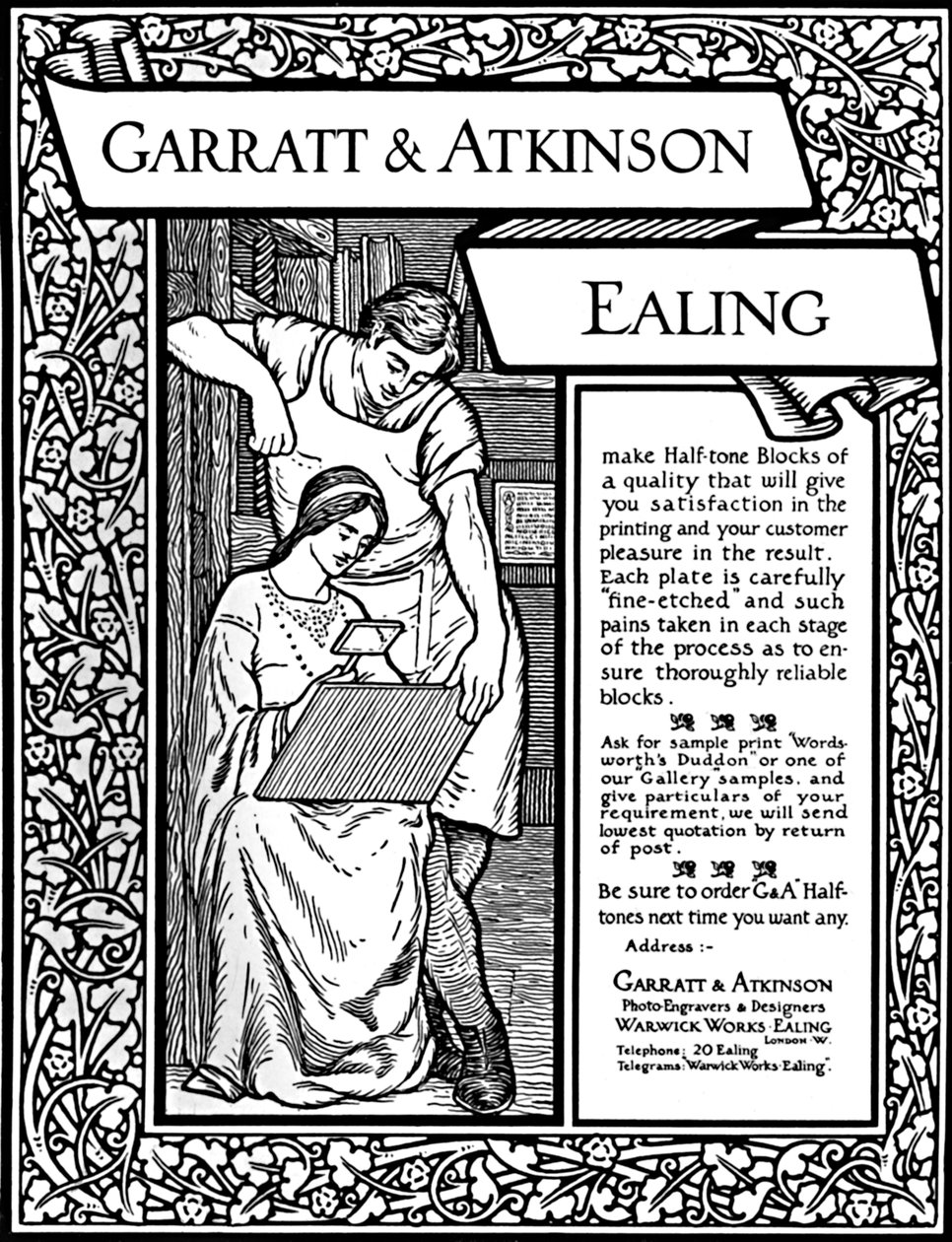 Garratt & Atkinson-annonce, 1907 af Garratt and Atkinson