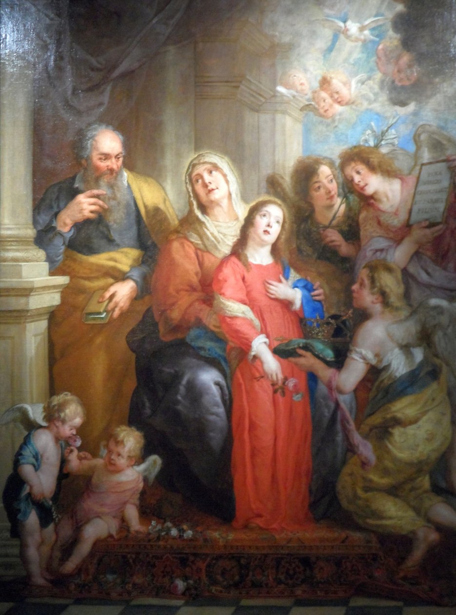 Marias introduktion i templet af Gaspar De Crayer