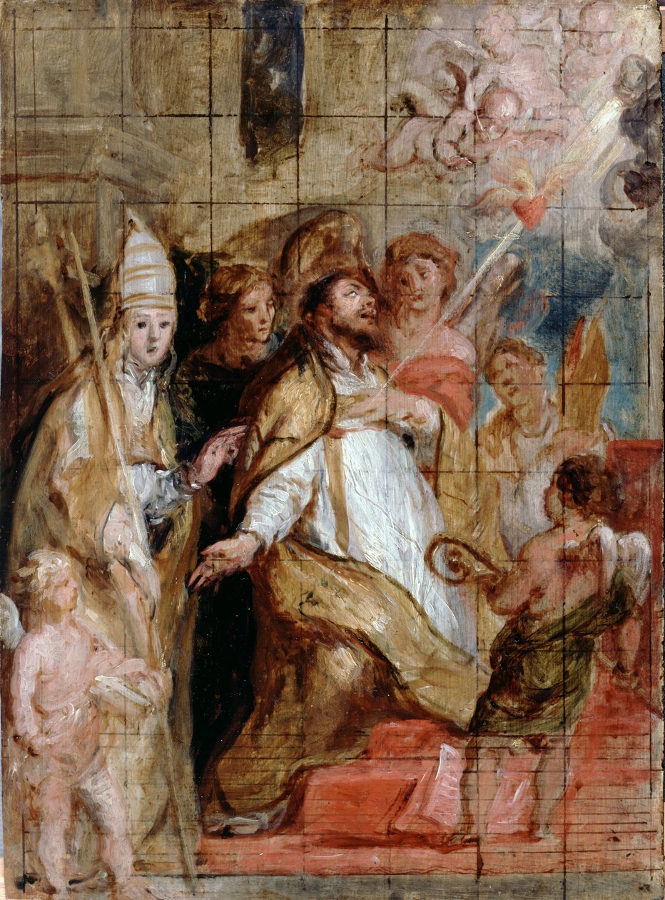 Augustin i ekstase af Gaspar De Crayer