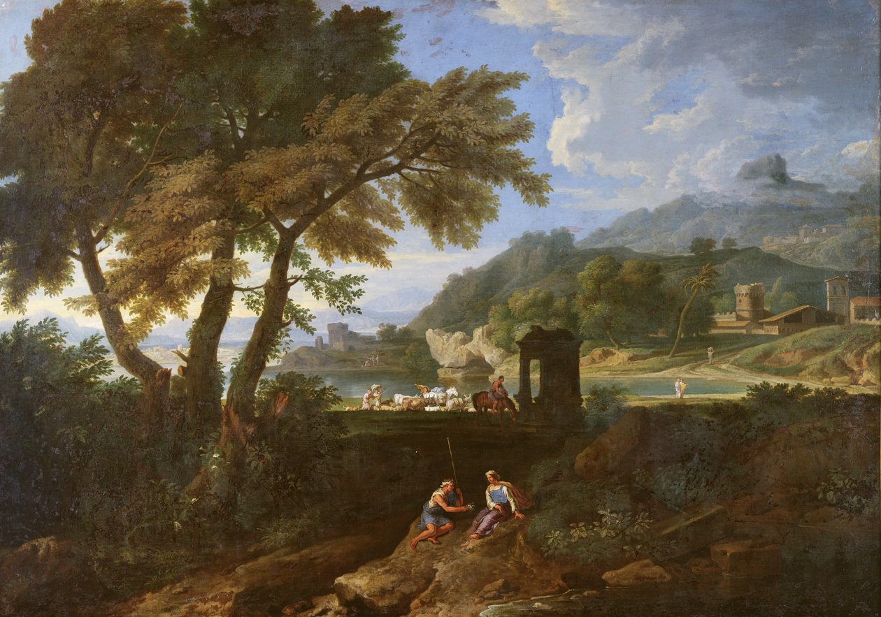 Landskab af Gaspard Poussin Dughet