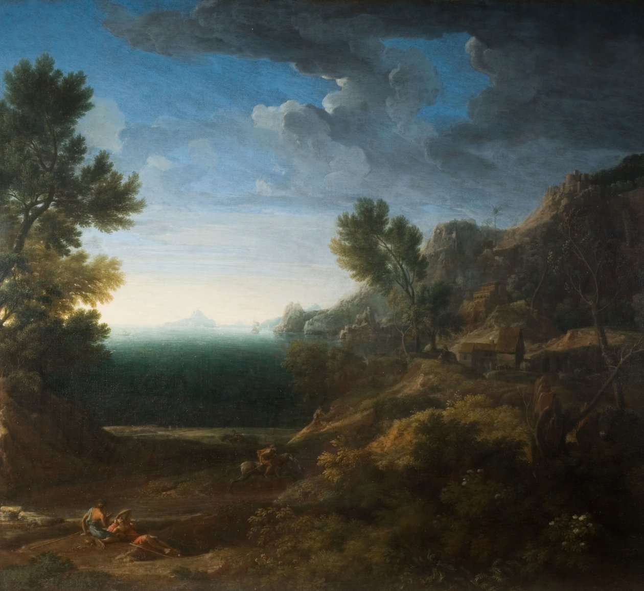 Klassisk Landskab, 1670. af Gaspard Dughet