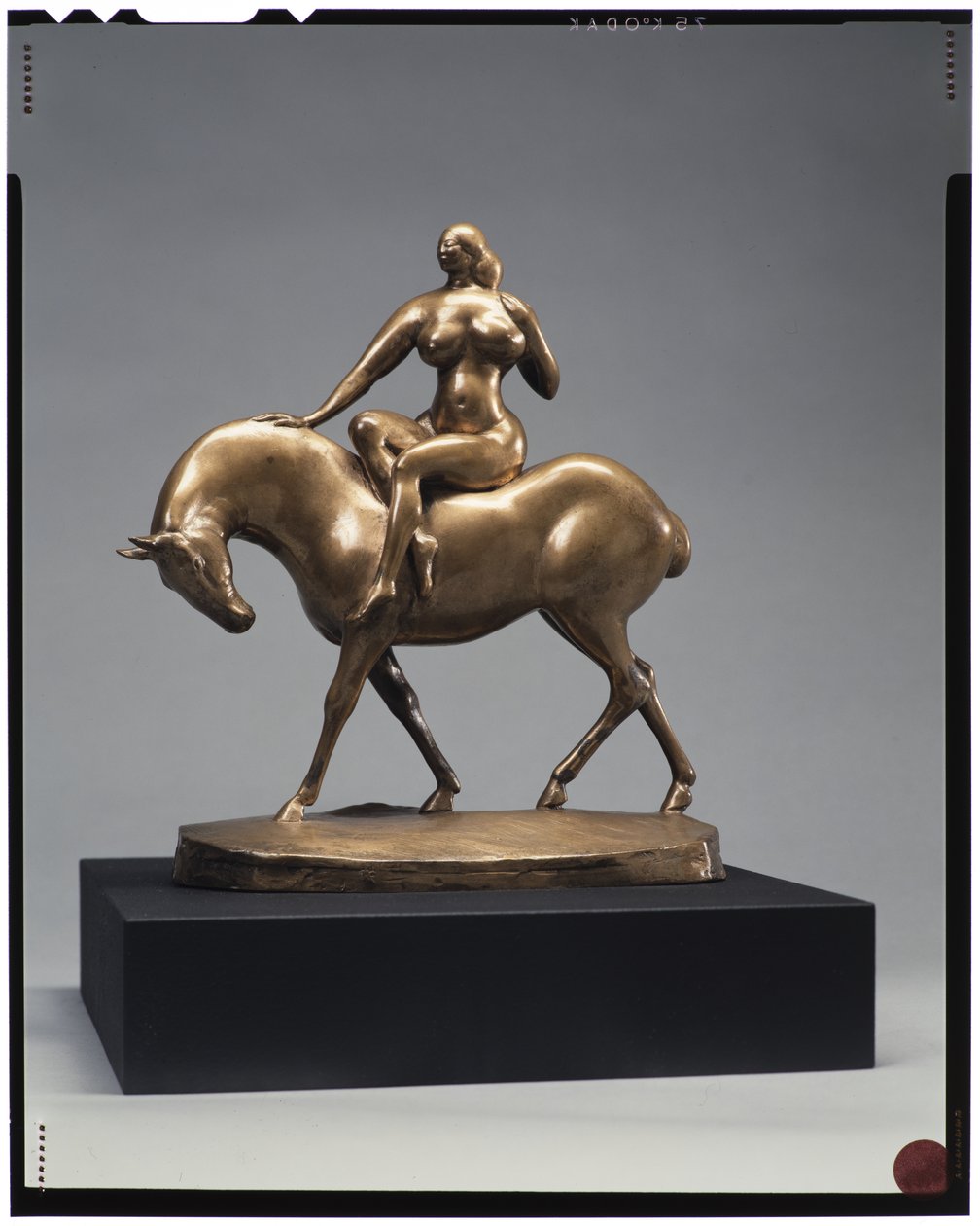 Equestriènne, 1918 (støbt 1931) (bronze) af Gaston Lachaise