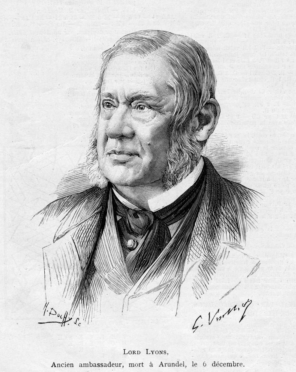 Lord Lyons, 1887 af Gaston Vuillier