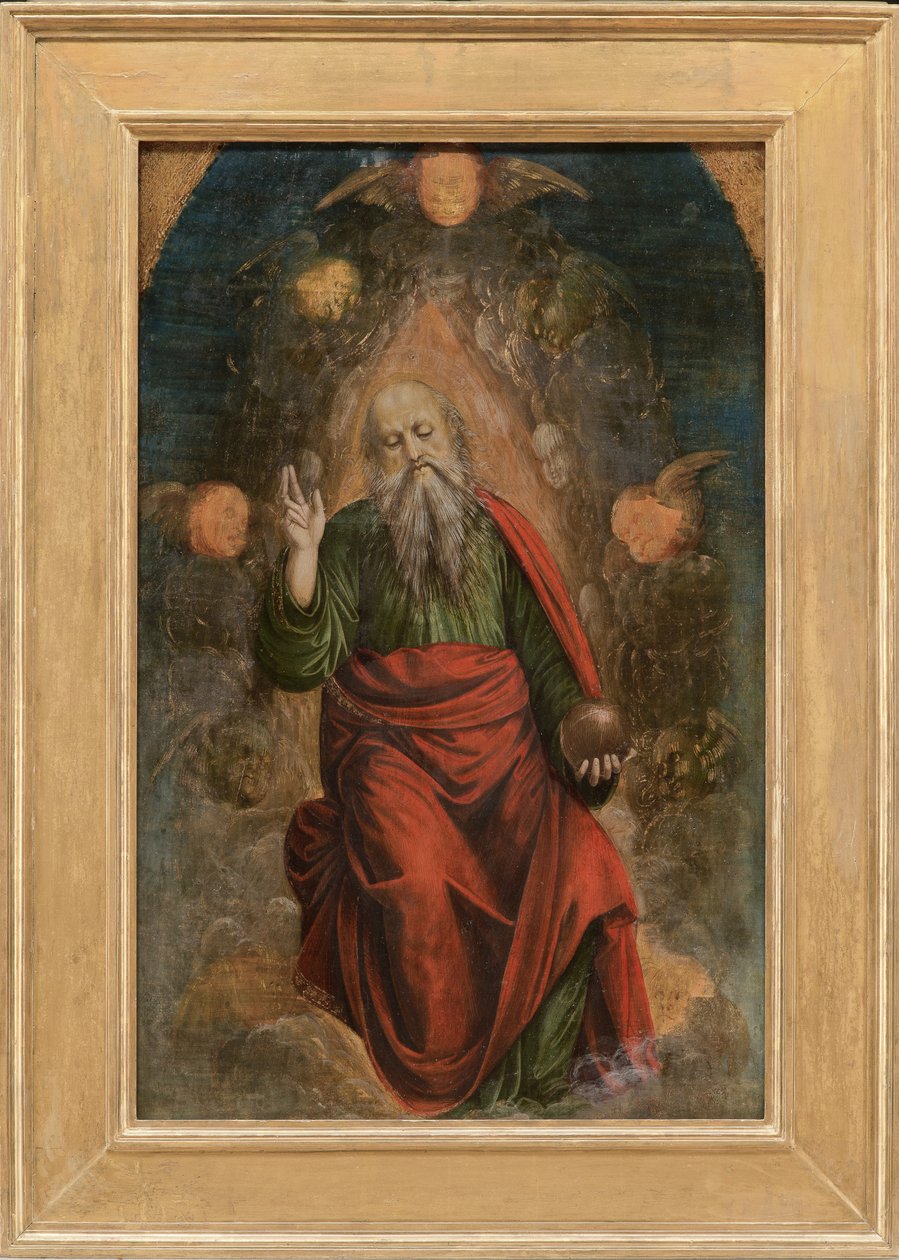 Gud Faderens velsignelse, 1508-09 af Gaudenzio Ferrari