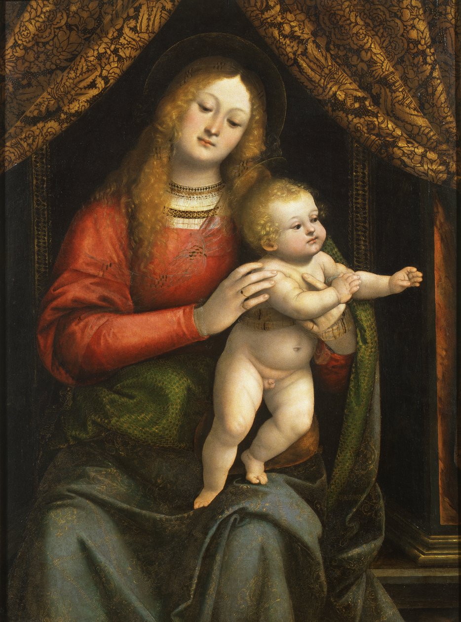 Madonna og barn af Gaudenzio Ferrari