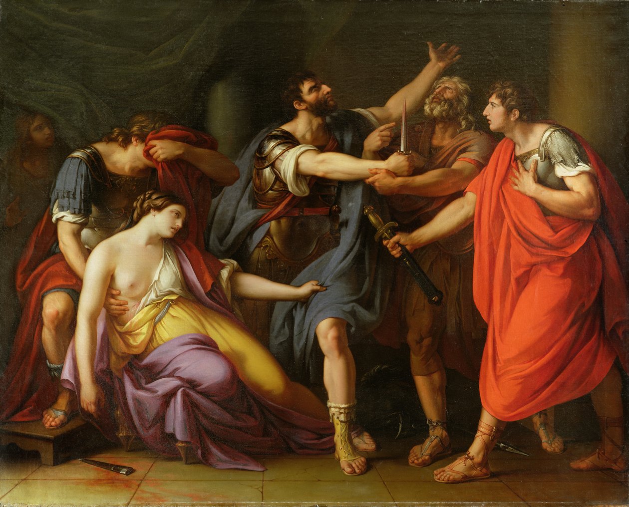 Lucretias død af Gavin Hamilton