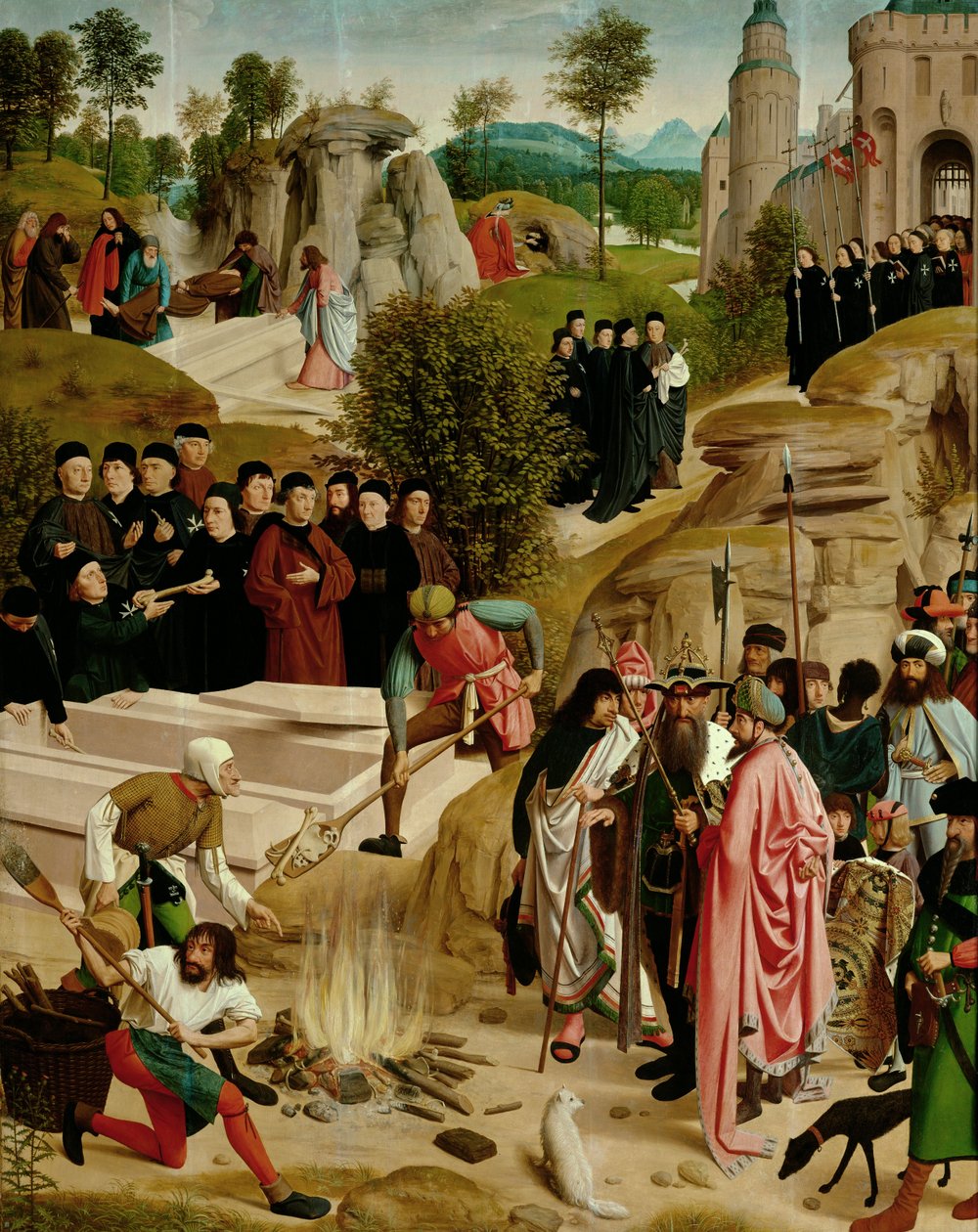Legenden om relikvierne fra Johannes Døberen af Geertgen Tot sint Jans