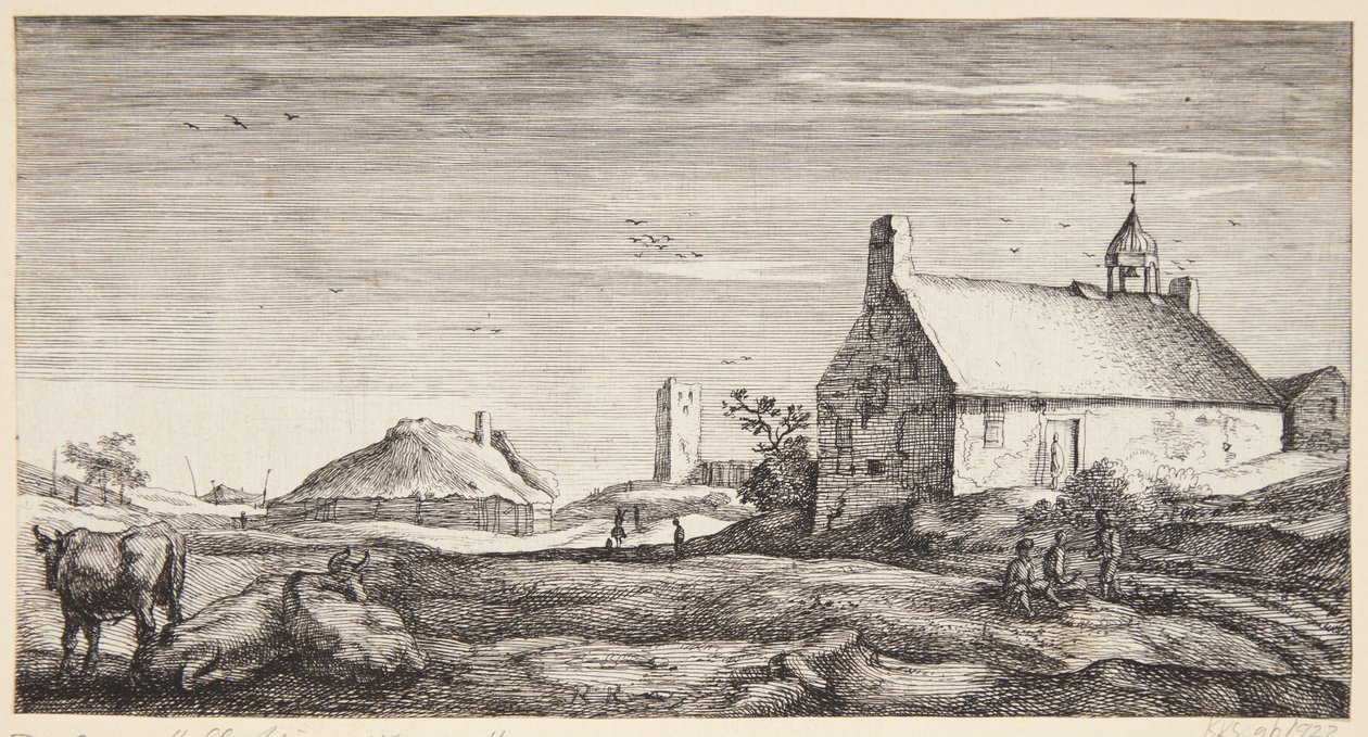 Den nye kirke ved Muiderberg af Geertruyt Roghman