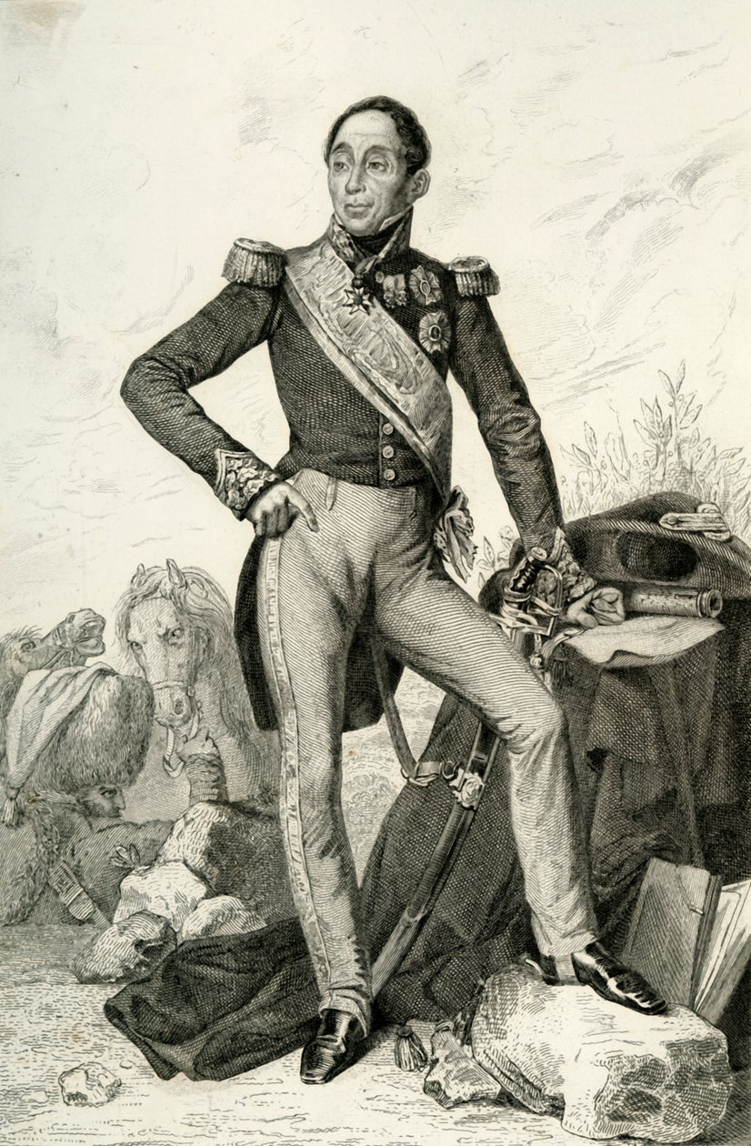 Emmanuel de Grouchy, Marquis de Grouchy, 1804, 1839. af Geille