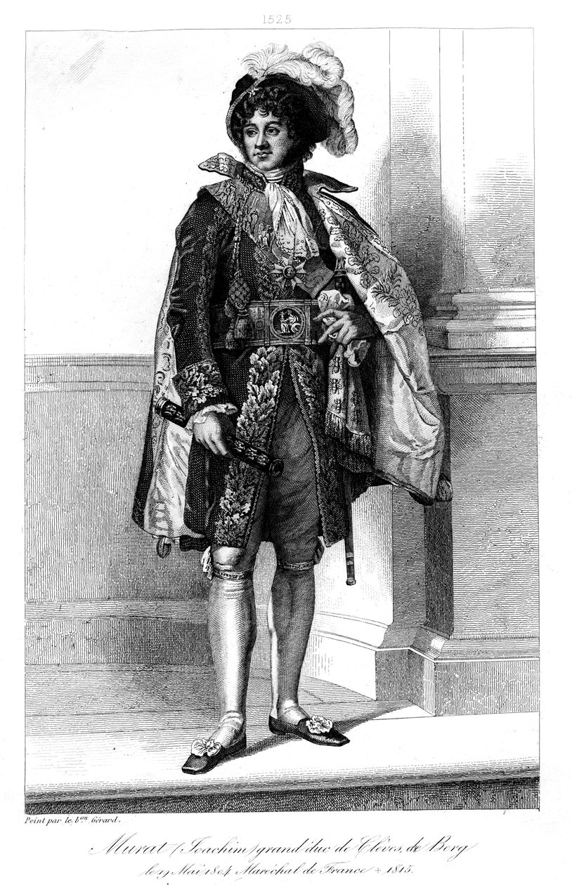 Joachim Murat 1767-1815, marskal af Frankrig, 1839. af Geille